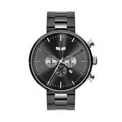 Vestal Watch Men's ROOSEVELT CHRONO METAL - Black Dial - 100m