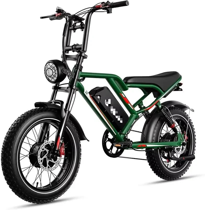 Off-Road Electric Bike, 35MPH Top Speed, 75+ Mile Range