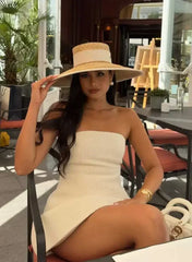 Women's Wide Brim Straw Sun Hat, Many Colors/Styles