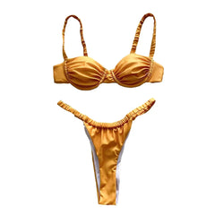 Sexikinis Golden Girl Women's Two-Piece Bikini Swimsuit
