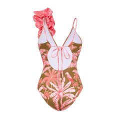 Sexikinis Amazon Women's One-Piece Swimsuit with Optional Shorts or Skirt