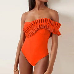Sexikinis Sariel Women's One-Piece Strapless Swimsuit