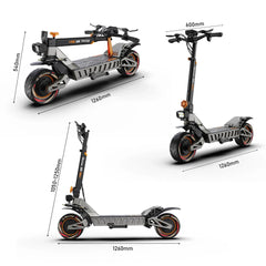 Ruitoo M6 Max Dual Motor Scooter - 5600W, 60V, Fast Charging