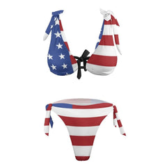LuxLife Women's USA Two-Piece Bikini Swimsuit