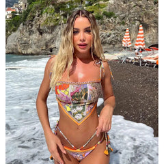 Sexikinis Gemma Two-Piece Bandeau Bikini Swimsuit