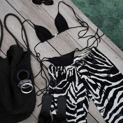 Sexikinis Sirena Women's Three-Piece Swimsuit with Pants