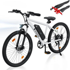 24 Hour Sport Isinwheel 20MPH Electric Mountain Bike with Removable Battery & 35-Speeds