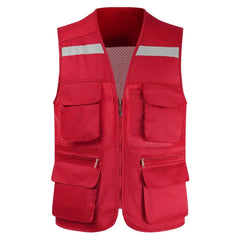 24 Hour Sport Men's Breathable Mesh Fishing Vest with Multiple Pockets