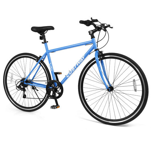 26 Inch Mountain Bike Adjustable with 6-Speed and All-Terrain Wheels