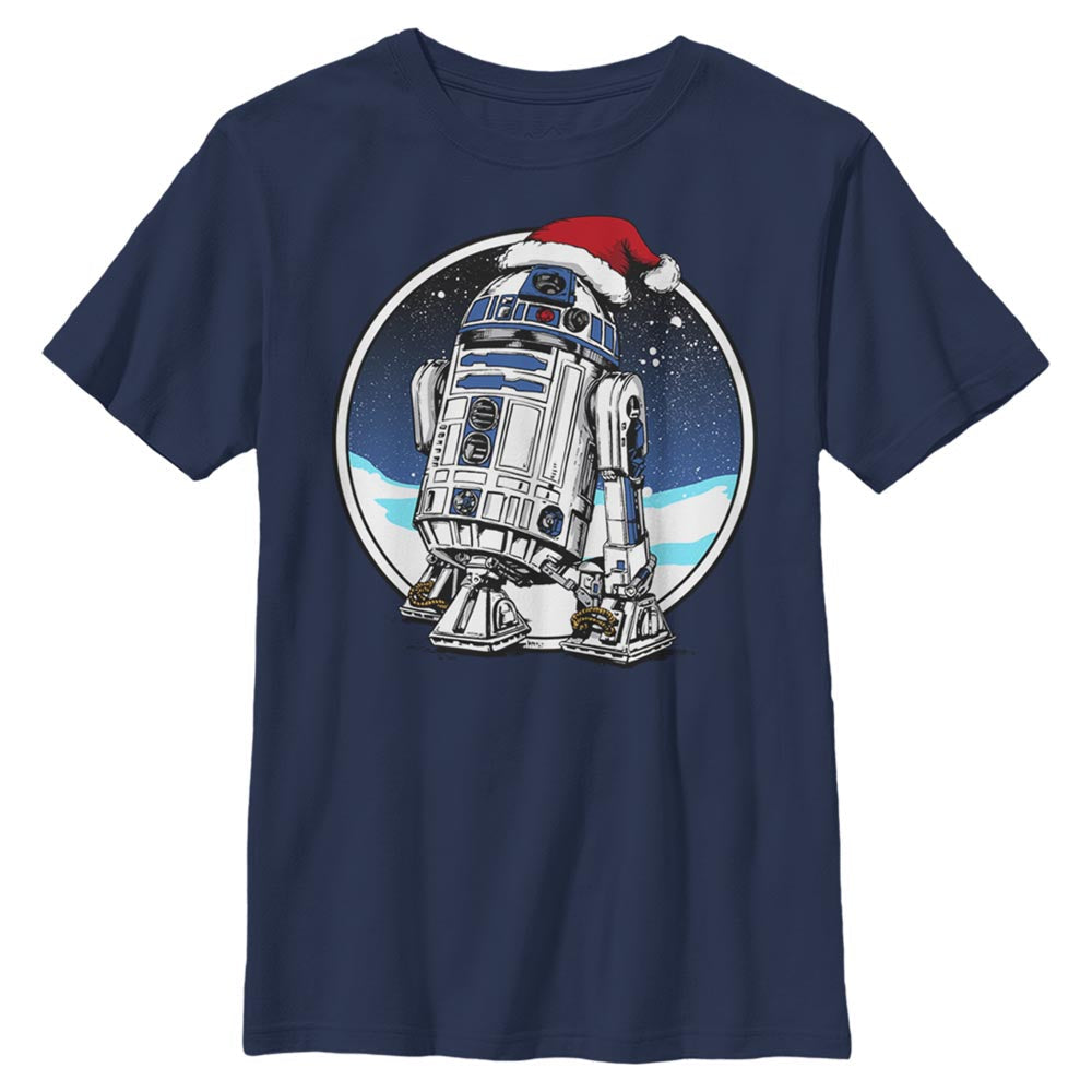 CHRISTMAS Boy's Star Wars Holiday R2-D2 T-Shirt