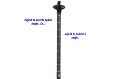 Sea Eagle Boats Adjustable Carbon Fiber SUP Paddle