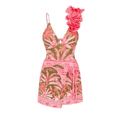 Sexikinis Amazon Women's One-Piece Swimsuit with Optional Shorts or Skirt