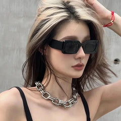 Sexikinis Women's Vintage Rectangular Sunglasses