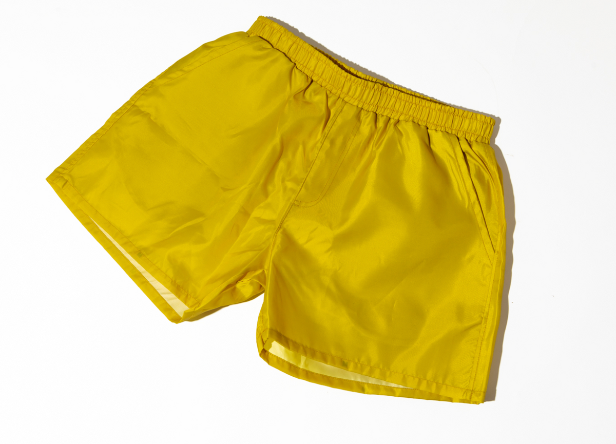 Unisex 'Golden Cathedral' Mid-Length Swim Short