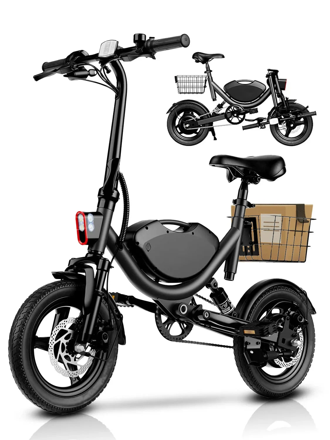 Terrosor  715W Peak Folding Electric Bicycle - Fast & Powerful Ride