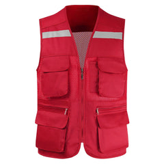 24 Hour Sport Men's Breathable Mesh Fishing Vest with Multiple Pockets
