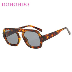 Women's Square Polarized Sunglasses with UV400 Protection