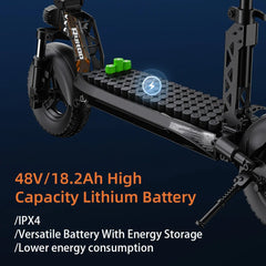 Ruitoo RT6 1000W Electric Scooter - 48V, 40-50km Range