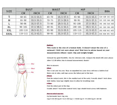 Sexikinis Rubian Women's Three-Piece Bikini Swimsuit with Long Skirt Cover-Up