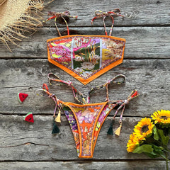 Sexikinis Gemma Two-Piece Bandeau Bikini Swimsuit