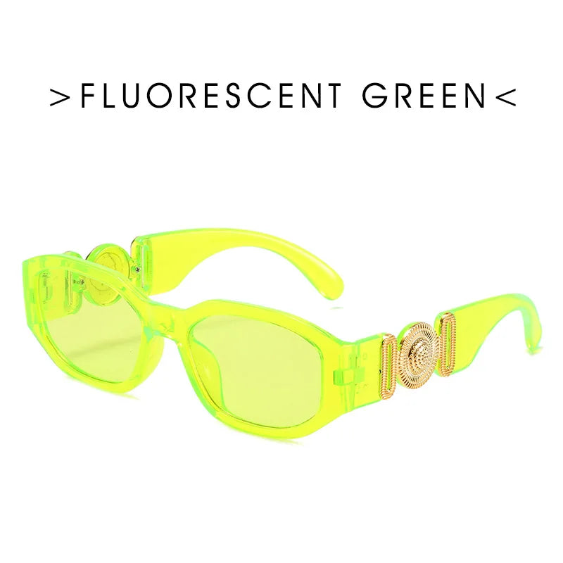 Sexikinis Swim Unisex Vintage Small Rectangle Sunglasses