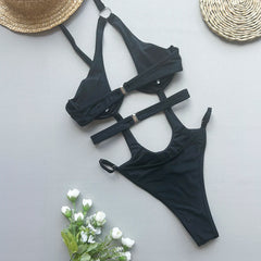 Sexikinis EX-Bandit Women's One-Piece Monokini Swimsuit