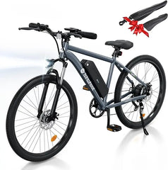 24 Hour Sport Isinwheel 20MPH Electric Mountain Bike with Removable Battery & 35-Speeds