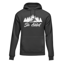 Unisex Adult's 'Ski Addict' Fleece Hoodie