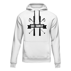 Unisex Adult's 'Ski Family' Fleece Hoodie