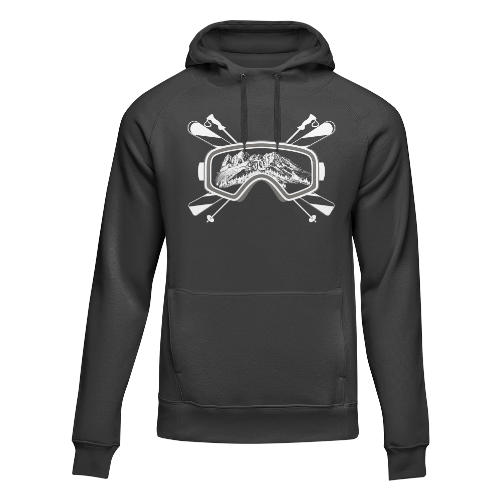 Unisex Adult's Ski Goggles Fleece Hoodie