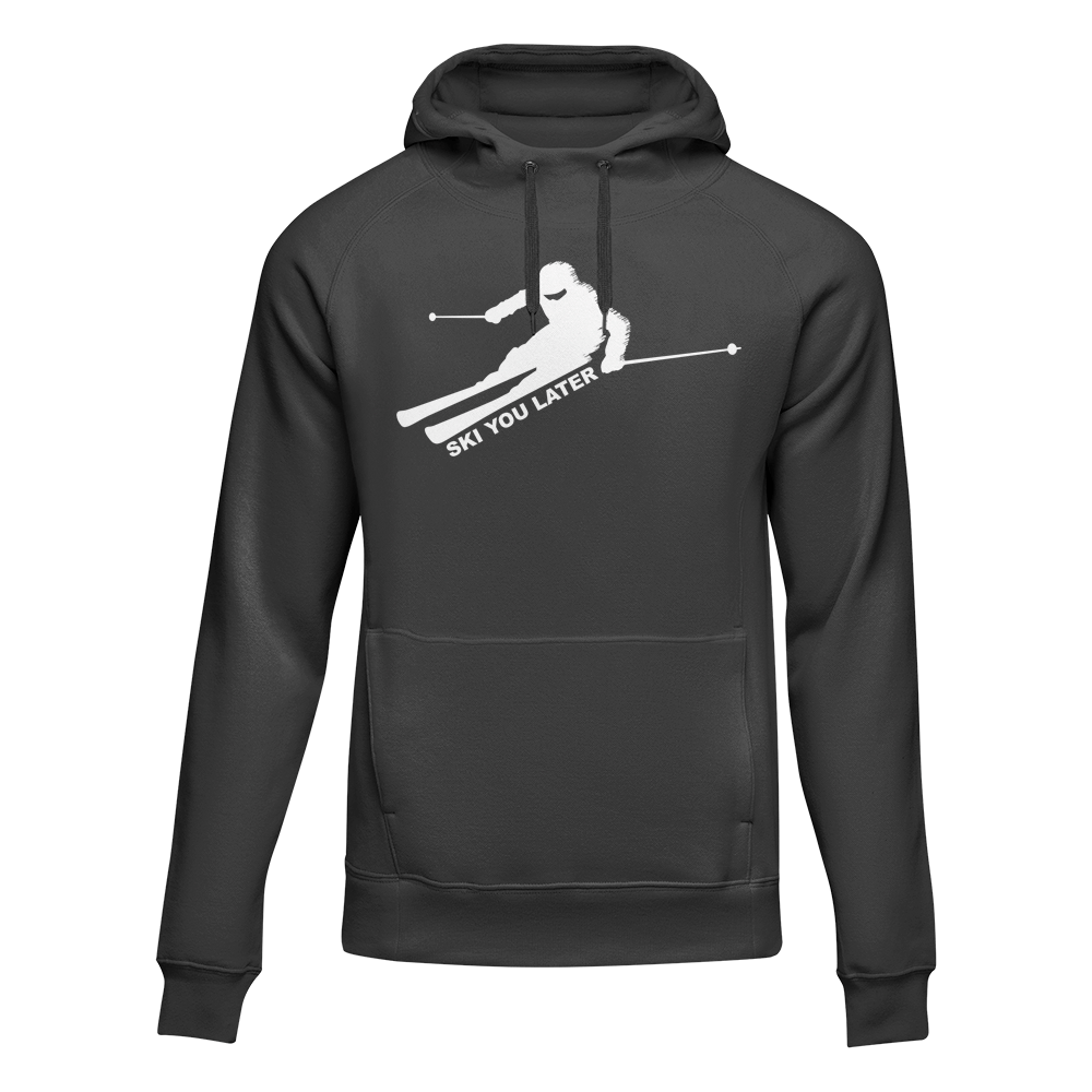Unisex Adult's 'Ski You Later' Fleece Hoodie