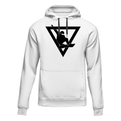 Unisex Adult's Snowboarder Geometry Fleece Hoodie