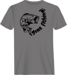 Outdoorzees Unisex 'Gone Fishing' v1 T-Shirt