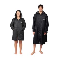 Kid's/Adult's XS - XL Waterproof Swim Parka - Black