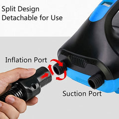 20 PSI, 350L/min SUP Surf Paddle Board Canoe Inflatable Boat Car Bike High Pressure Electric Air Pump