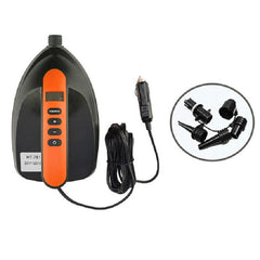 16 PSI, 70L/min SUP Surf Paddle Board Canoe Inflatable Boat Car Bike High Pressure Electric Air Pump, Single Inflater, 12V