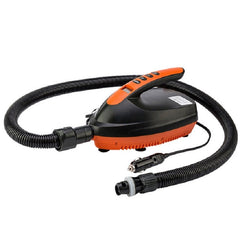 16 PSI, 70L/min SUP Surf Paddle Board Canoe Inflatable Boat Car Bike High Pressure Electric Air Pump, Single Inflater, 12V