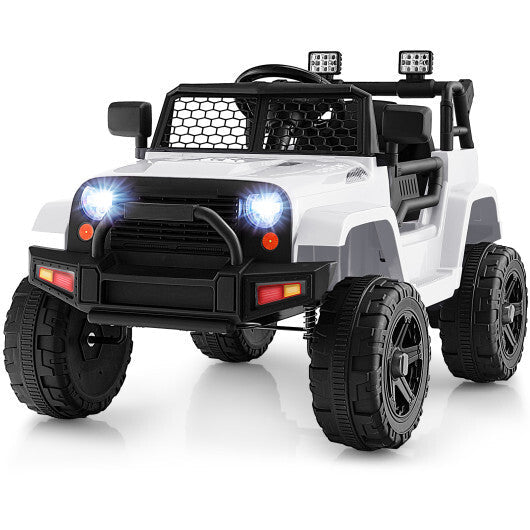 12V Kids Ride On Truck with Remote Control and Headlights