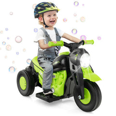 6V 4.5Ah Kids Ride On Motorcycle with Bubble Maker and Music