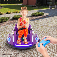 LuxuryLifeWay 12V Electric Ride On Car with Remote Control and Flashing LED Lights