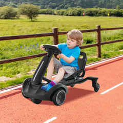 6V Kids Ride On Drift Car with 360 Spin and 2 Adjustable Heights