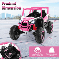 24V Kids Ride On 2-Seater UTV with 2.4G Remote Control
