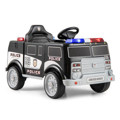 12V Kids Ride On Police Vehicle with 3 Speeds and Megaphone