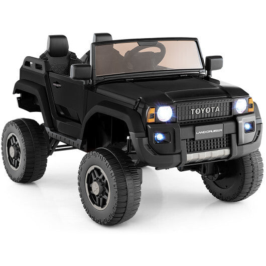 LuxuryLifeWay 24V 2 Seater Ride on Car 4WD/2WD Switchable for Kids with Remote for Ages 3+ - Black