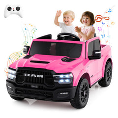 24V Kids Ride On 2 Seater Licensed Ram Truck with Remote and Music