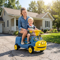 12V 7Ah Kids Ride On Licensed Chuggington 2-Seater Train with Height Adjustable Seat and Music
