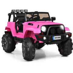 12V Kids Remote Control Riding Truck with LED Lights