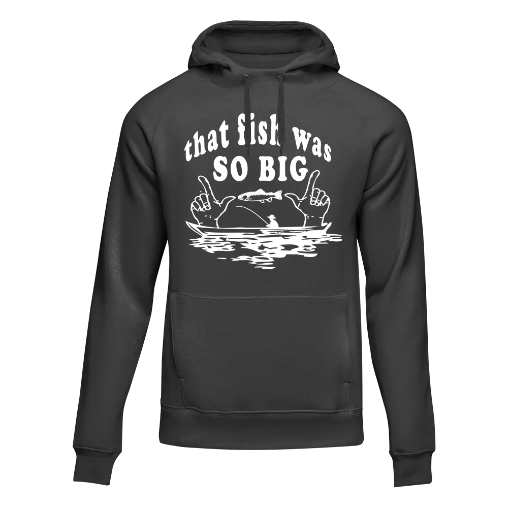 Outdoorzees Unisex 'That Fish Was So Big' Hoodie