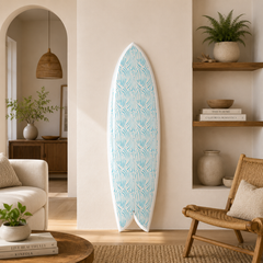 The Ocean Air Print – Coastal Surfboard Wall Art