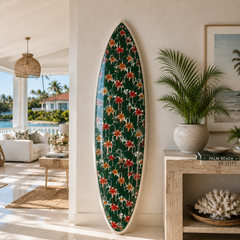 The Palm Beach Print – Palm Tree Surfboard Wall Art